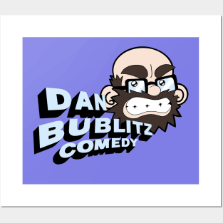 Dan Bublitz Jr Cartoon Comedy Logo Posters and Art